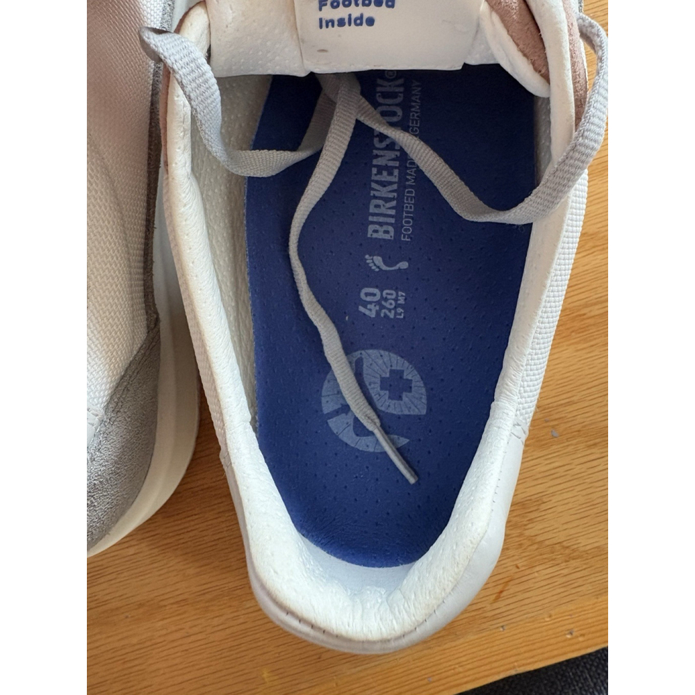 Birkenstock Honnef City in Light Rose EU 40 SZ 9 White Gray Comfort Tennis Shoes - Picture 12 of 13